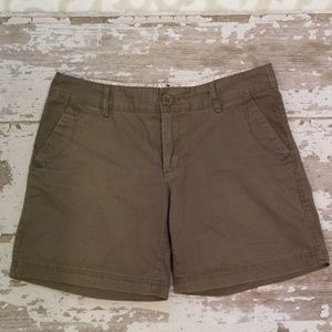 Olive green shorts